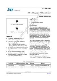 STVM100DC6F Datasheet Cover