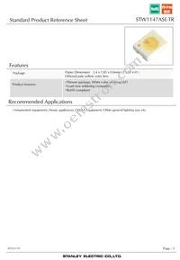 STW1147ASE-TR Datasheet Cover