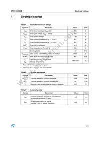 STW11NK90Z Datasheet Page 3