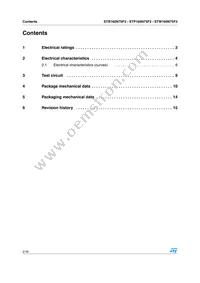 STW160N75F3 Datasheet Page 2