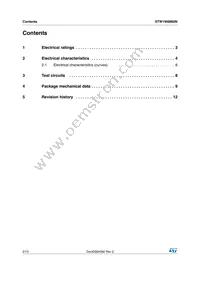 STW19NM60N Datasheet Page 2