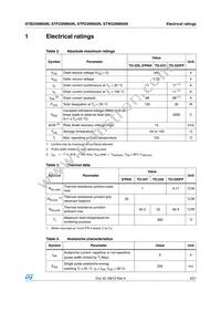 STW23NM50N Datasheet Page 3