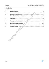 STW30NF20 Datasheet Page 2
