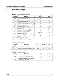 STW30NF20 Datasheet Page 3