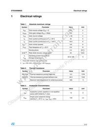 STW30NM60D Datasheet Page 3