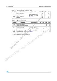 STW30NM60D Datasheet Page 5