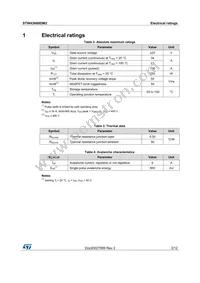 STW43N60DM2 Datasheet Page 3