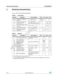 STW45NM50FD Datasheet Page 4