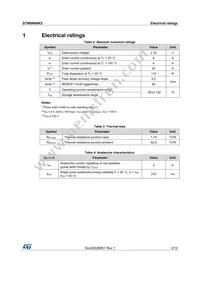 STW6N90K5 Datasheet Page 3