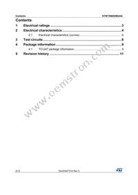 STW72N60DM2AG Datasheet Page 2