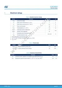 STW7N90K5 Datasheet Page 2