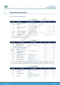 STW7N90K5 Datasheet Page 3