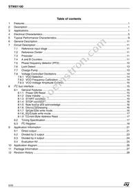STW81100ATR-1 Datasheet Page 2