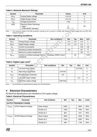 STW81100ATR-1 Datasheet Page 5
