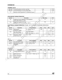 STW8NB100 Datasheet Page 2