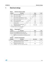 STW9N150 Datasheet Page 3