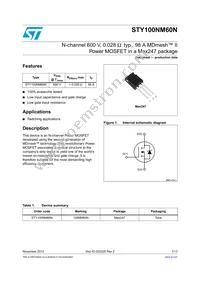 STY100NM60N Cover