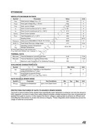 STY60NK30Z Datasheet Page 2