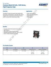 SU16VD-30030 Datasheet Cover