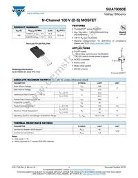 SUA70060E-E3 Datasheet Cover