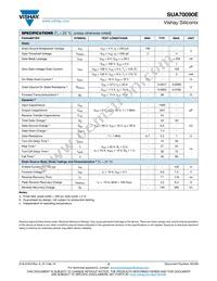 SUA70090E-E3 Datasheet Page 2