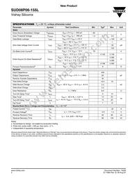 SUD08P06-155L-E3 Datasheet Page 2