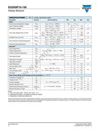 SUD09P10-195-GE3 Datasheet Page 2