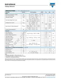 SUD19P06-60-E3 Datasheet Page 2
