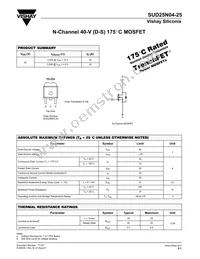 SUD25N04-25-T4-E3 Cover