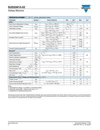 SUD25N15-52-T4-E3 Datasheet Page 2