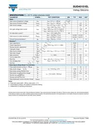 SUD40151EL-GE3 Datasheet Page 2