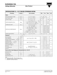 SUD40N04-10A-E3 Datasheet Page 2