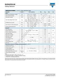 SUD45P03-09-GE3 Datasheet Page 2