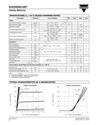 SUD50N02-09P-GE3 Datasheet Page 2