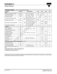 SUD50N03-11-E3 Datasheet Page 2