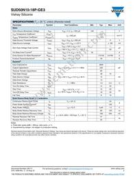 SUD50N10-18P-GE3 Datasheet Page 2