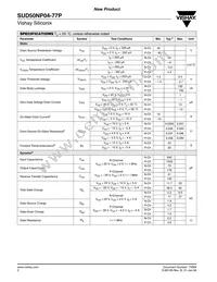 SUD50NP04-77P-T4E3 Datasheet Page 2