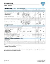 SUD50P04-09L-E3 Datasheet Page 2