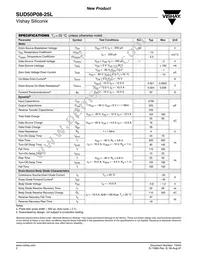 SUD50P08-25L-E3 Datasheet Page 2
