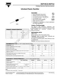 SUF15J-E3/54 Datasheet Cover