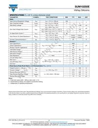 SUM10250E-GE3 Datasheet Page 2