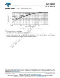 SUM10250E-GE3 Datasheet Page 6