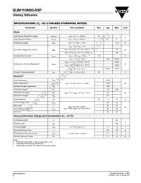 SUM110N03-03P-E3 Datasheet Page 2