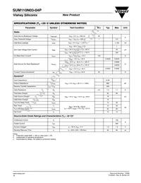 SUM110N03-04P-E3 Datasheet Page 2