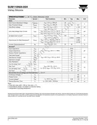 SUM110N04-05H-E3 Datasheet Page 2