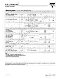 SUM110N04-2M3L-E3 Datasheet Page 2