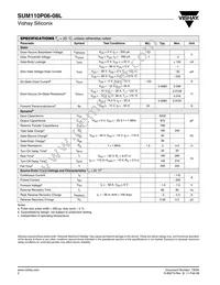 SUM110P06-08L-E3 Datasheet Page 2