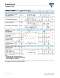 SUM40N15-38-E3 Datasheet Page 2