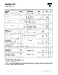 SUM52N20-39P-E3 Datasheet Page 2