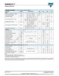 SUM60N10-17-E3 Datasheet Page 2